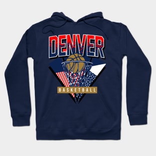 Denver Basketball 90s Throwback Hoodie